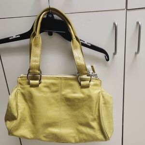 Yellow Leather Handbag